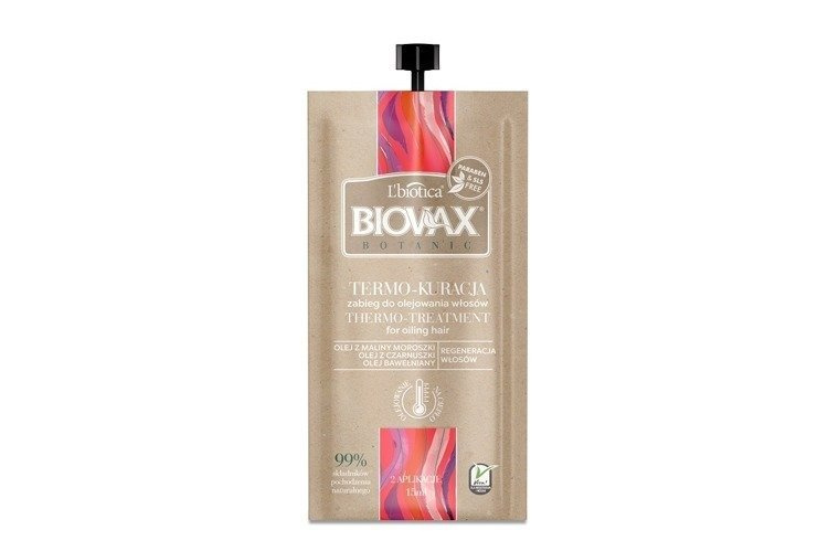 Biovax Botanic Termo Kuracja Zabieg Do Olejowania Włosów 15ml