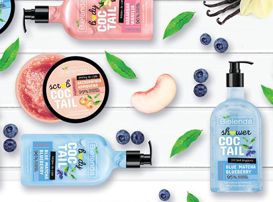 Bielenda Shower Coctail Wygładzający Żel pod Prysznic Brzoskwinia & Kombucha 400ml