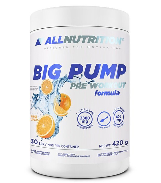 Allnutrition Big Pump Formuła Przedtreningowa Orange 420g
