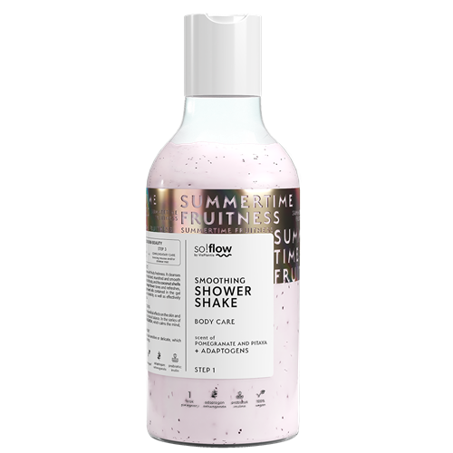 So!Flow by Vis Plantis Smoothing Shower Shake Pitaya and Pomegranate 400ml