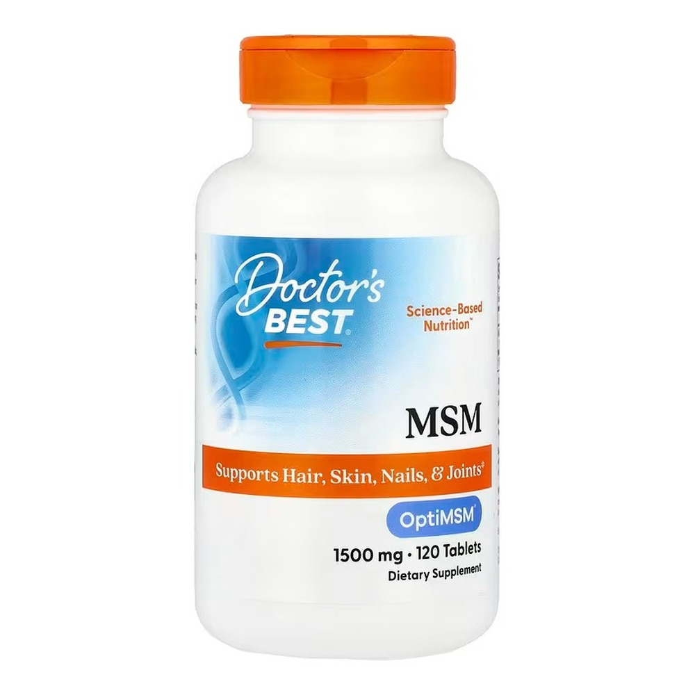 Doctor's Best MSM with OptiMSM, 1500mg Tablets 120 tablets