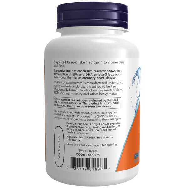 Now Foods Tri-3D Omega Supports Heart Health 90 Softgels