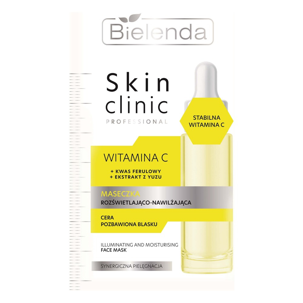 Bielenda Skin Clinic Professional Vitamin C Brightening and Moisturizing Mask for Dull Skin 8g ​