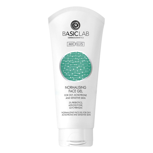 BasicLab Micellis Normalizing Cleansing Gel for Oily Acne and Sensitive Skin 100ml