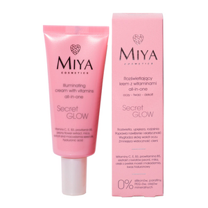 Miya SecretGLOW Illuminating Cream with Vitamins for All Skin Types 30ml