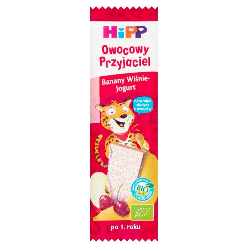 Hipp Bio Fruit Friend Bar with Bananas, Cherries and Yoghurt for Children 1+ 23g