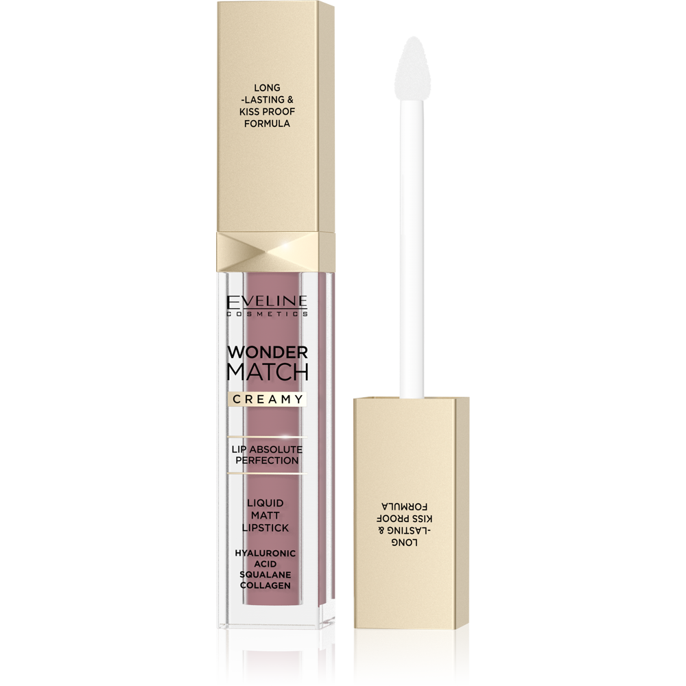 Eveline Wonder Match Matowa Pomadka w Płynie Nr 04 A Mallow Flower 6,8ml