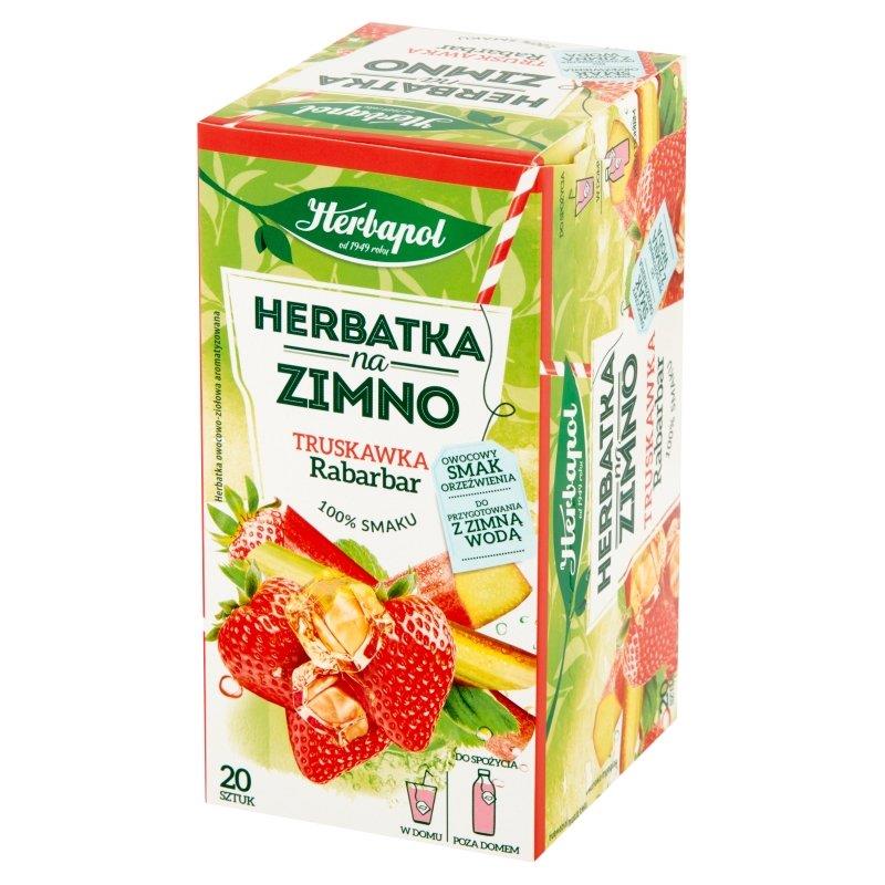 Herbapol Cold Tea Strawberry Rhubarb 20x1.8g