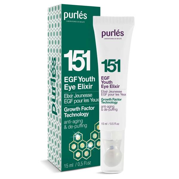 Purles 151 Growth Factor Technology EGF Eliksir Młodości pod Oczy dla Skóry Dojrzałej 15ml