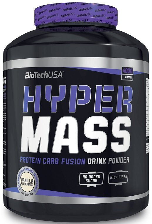 BioTechUSA Hyper Mass Vanilla Gainer for Muscle Mass Growth 4000g