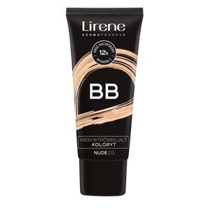Lirene BB Krem Wyrównujący Koloryt Nr 03 Nude 30ml