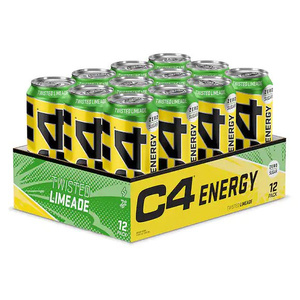 Cellucor C4 On The Go Napój Energetyczny Przedtreningowy na Energię i Skupienie Twisted Limeade 12 x 500ml