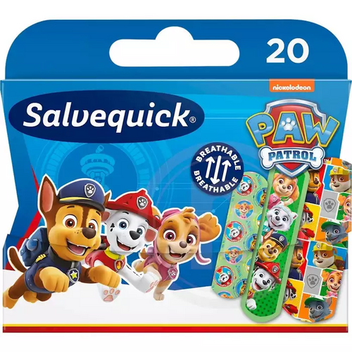 Salvequick Paw Patrol Plastry dla Dzieci 20 Sztuk