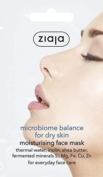 Ziaja Mikrobion Balans Moisturizing Creamy Mask for Dry Skin 7ml Best Before 28.02.25