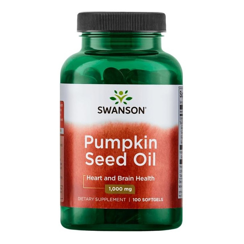 Swanson Pumpkin Seed Oil 1000mg 100 Softgels