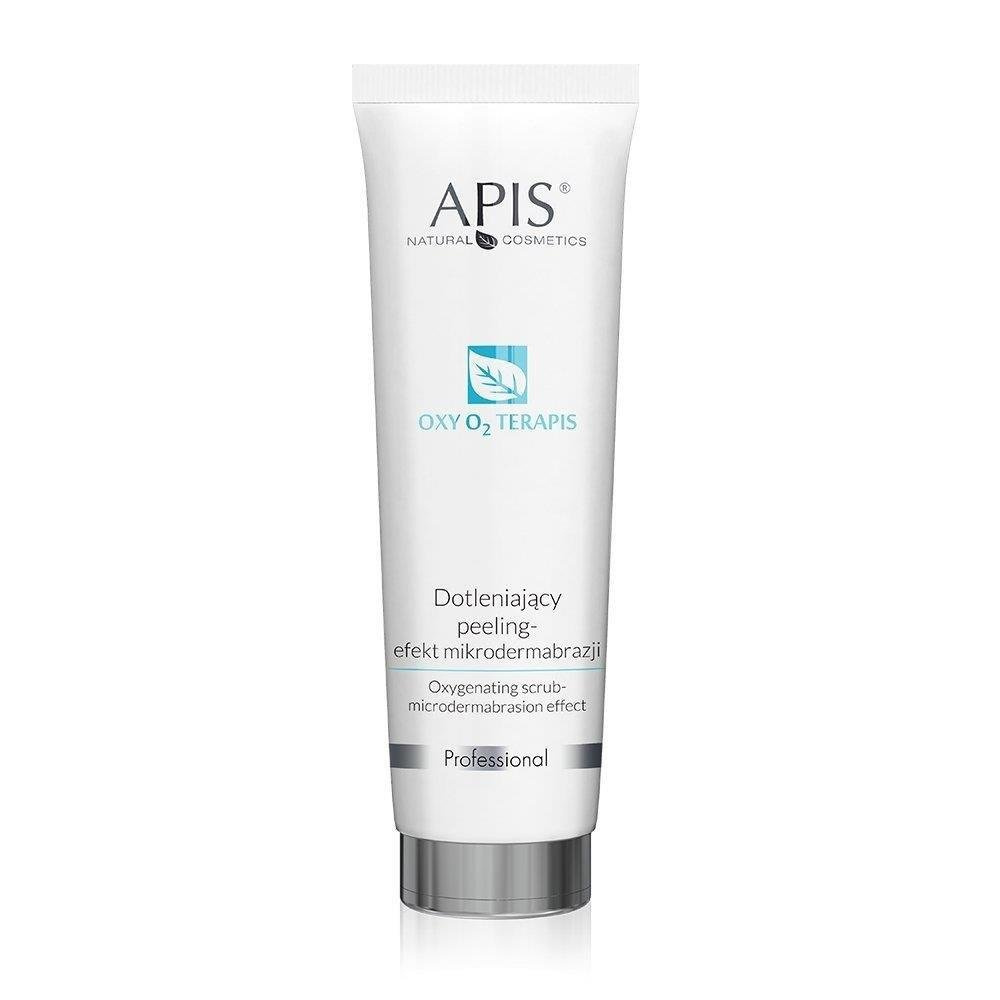 Apis Professional Oxy O2 Therapies Oxygenating Scrub With Microdermabrasion Effect for Grey and Tired Skin 100ml