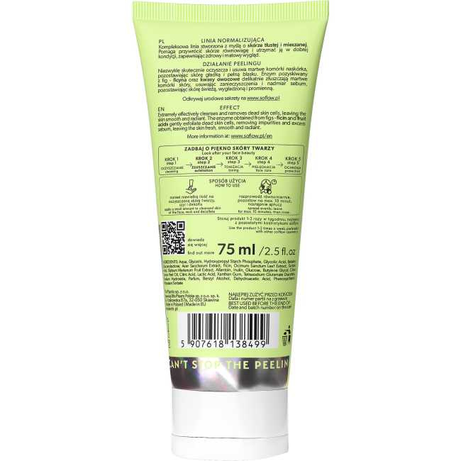 So!Flow Normalizujący Peeling Enzymatyczny dla Skóry Tłustej i Mieszanej 75ml