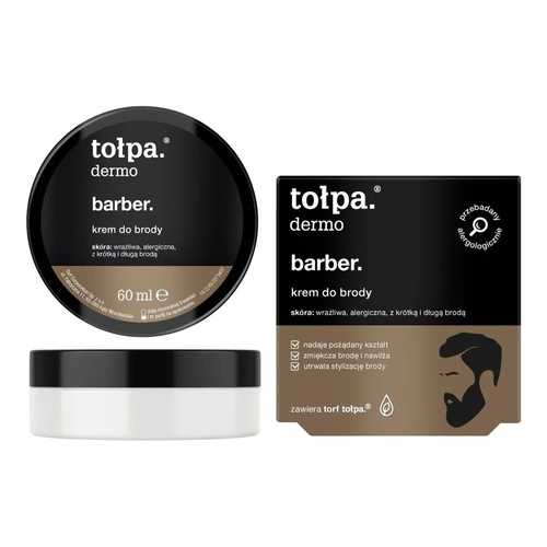 Tolpa Dermo Barber Krem do brody dla mężczyzn stylizujący i odżywczy 60ml