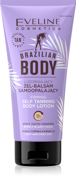 Eveline Brazilian Body Lotion Firming Gel-Balm Self-Tanning 150ml