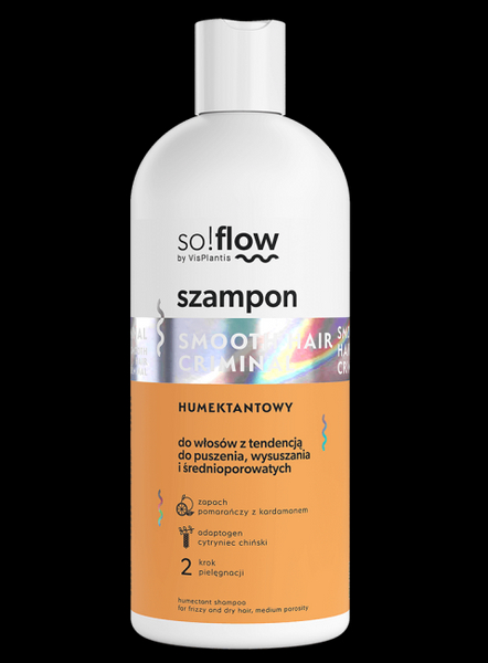 So!Flow by Vis Plantis Szampon Humektantowy do Włosów z Tendencją do Puszenia 300ml