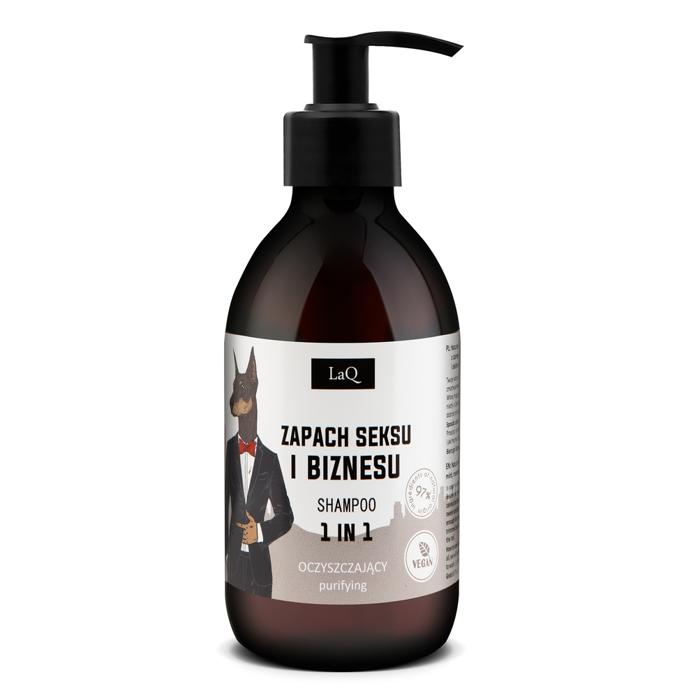 LaQ Doberman Purifying Shampoo for Men 300ml