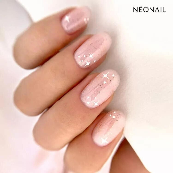 NeoNail UV/LED Soak Off Top Hybrydowy Glow Rose Gold Flakes 7.2ml