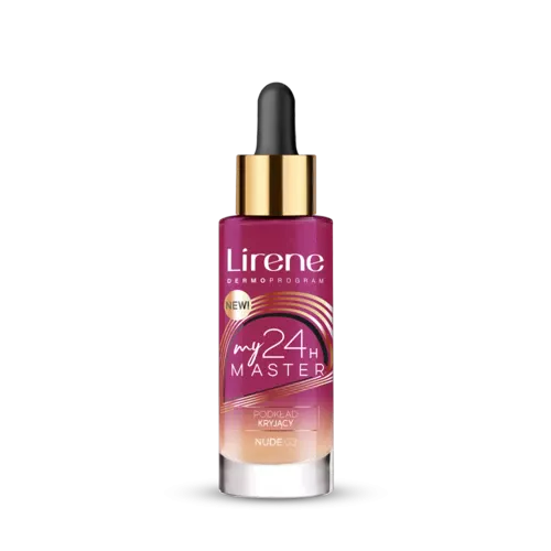 Lirene My 24H Master Covering Foundation Podkład Kryjący Nr 03 Nude 30ml