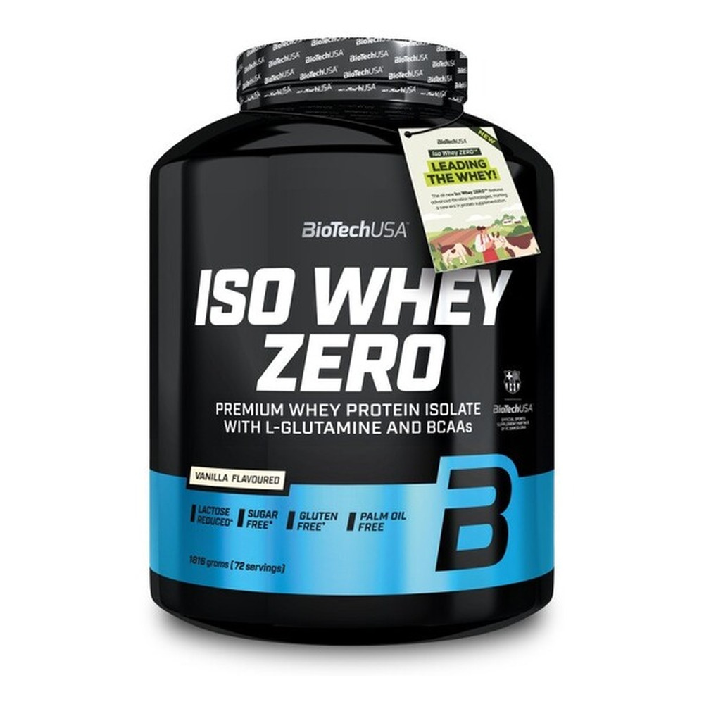 BioTechUSA Iso Whey Zero Vanilla Flavoured Whey Protein Isolate 1816g