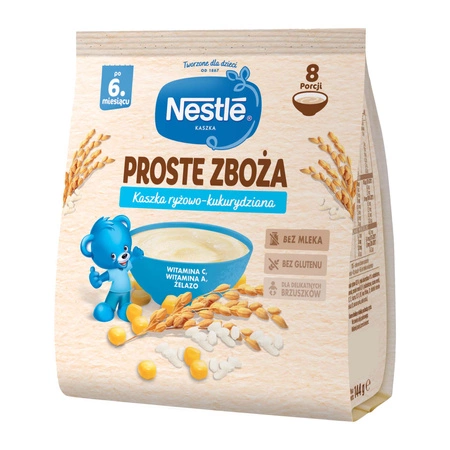 Nestle Simple Cereals Rice-Corn Porridge for Babies after 6 Months of Age 144g  Best Before 31.10.25