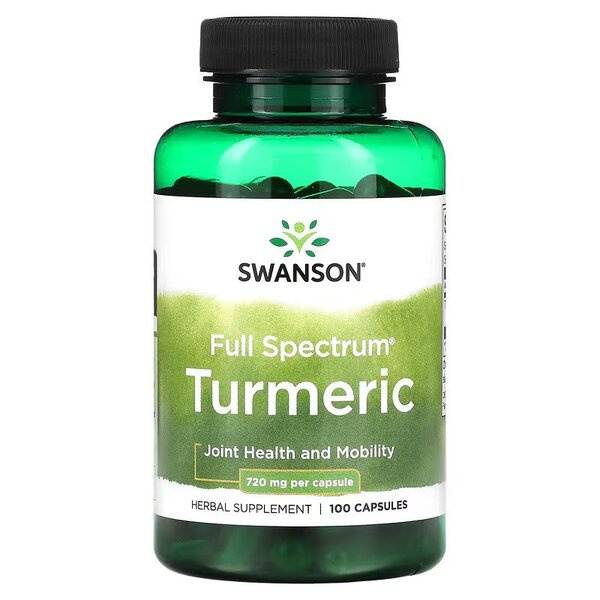 Swanson Full Spectrum Turmeric 720mg 100 Capsułek