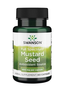 Swanson Full Spectrum Mustard Seed 400mg 60 Capsules