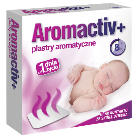 Aflofarm Aromactiv Plastry Aromatyczne o Działaniu Odświeżającym 5 Sztuk