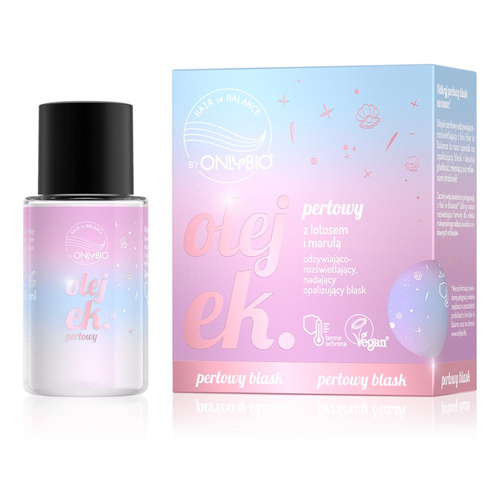 OnlyBio Hair In Balance Pearl Hair Oil With Iridescent Glow 20ml