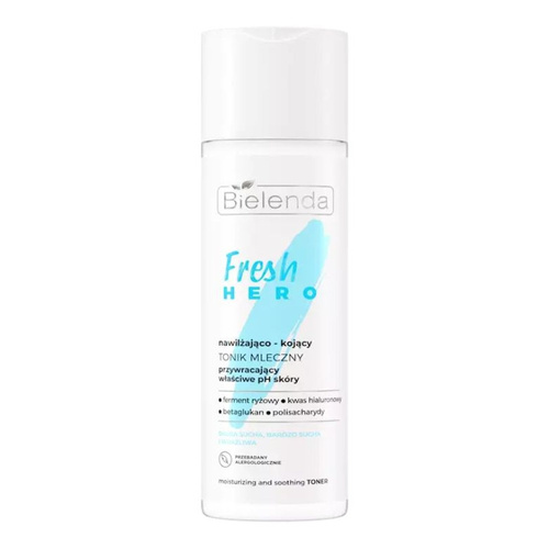 Bielenda Fresh Hero Moisturizing - Soothing Milk Tonic for Dry and Very Dry Skin 200ml