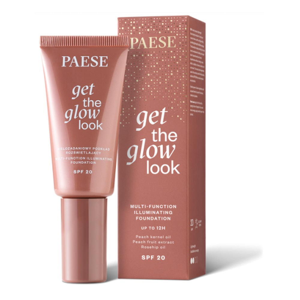 Paese Get The Glow Look Multi-Tasking Illuminating Foundation No. 0N Neutral Beige SPF20 30ml