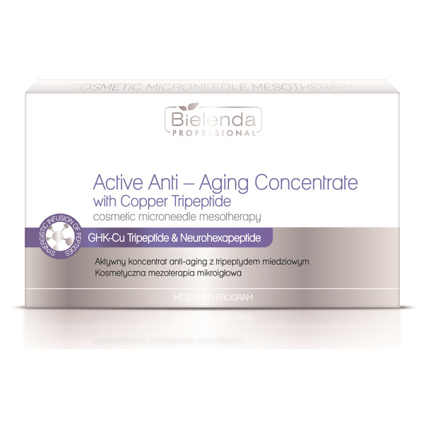 Bielenda Professional Active Anti Ageing Concentrate with Copper Tripeptide 10x3ml
