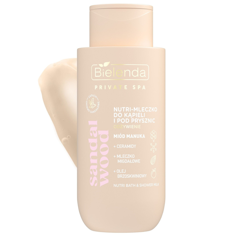 Bielenda Private Spa Odżywcze Nutri-Mleczko do Kąpieli i pod Prysznic Sandal Wood 300ml