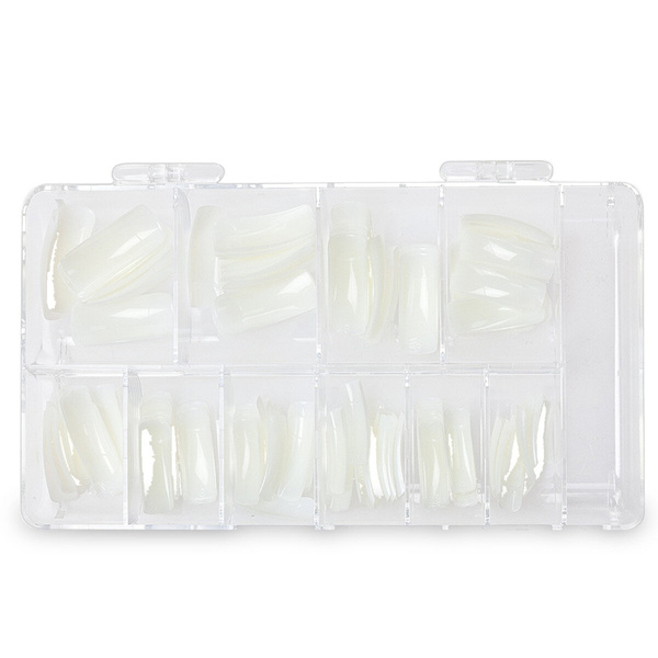 NeoNail Natural Tips for Gel and Acrylic Nails Tipsy 120 Sztuk