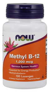 Now Foods Methyl B-12 1000mcg 100 Tabletek