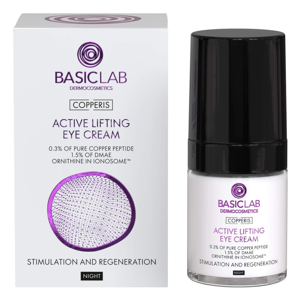 BasicLab Dermocosmetics Copperis Active Lifting Eye Cream Night 18ml