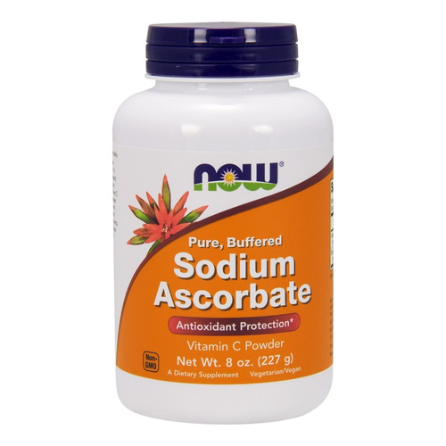 Now Foods Sodium Ascorbate Powder Buffered Wspomaga Układ Odpornościowy 227g