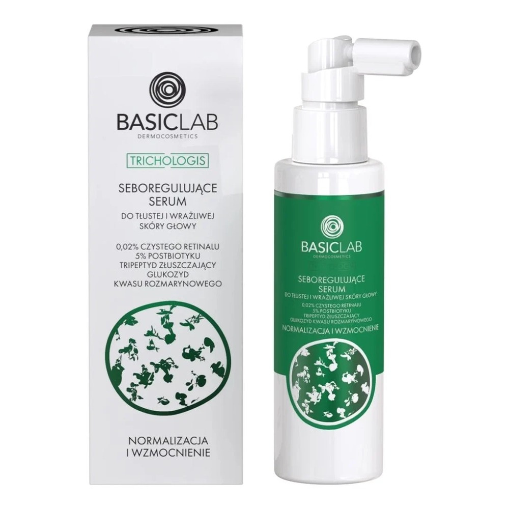 BasicLab Seboregulating Serum Do Skóry Tłustej I Wrażliwej 100ml