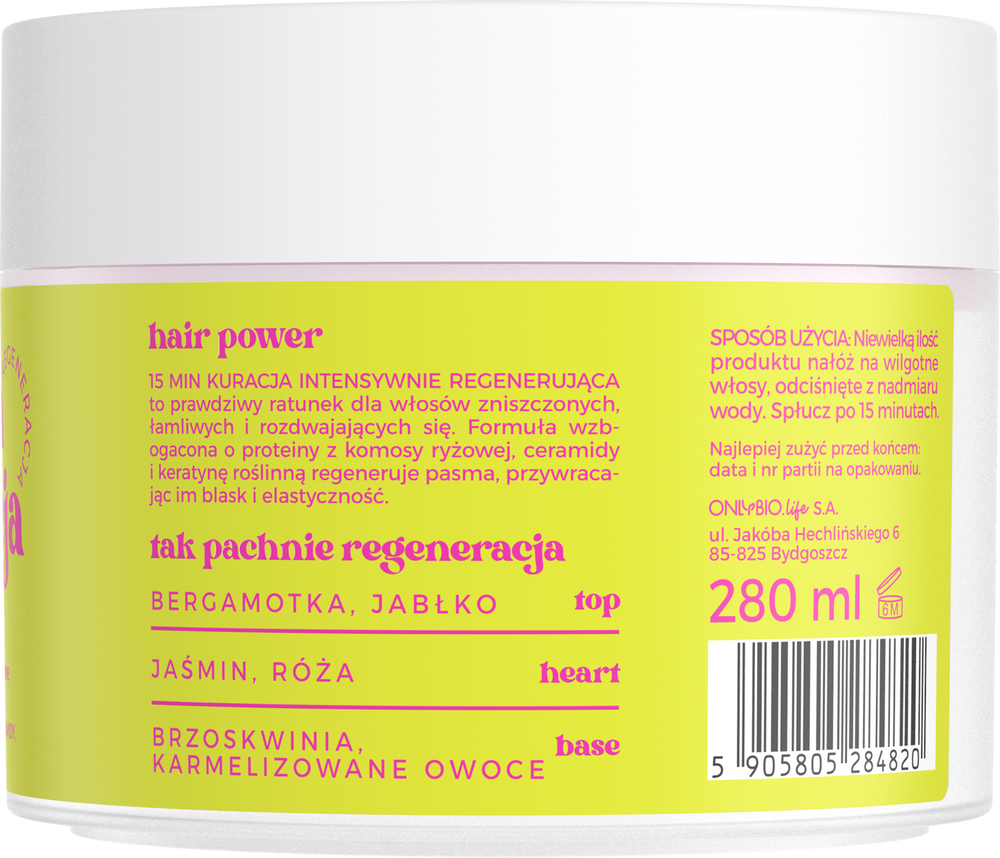 Hair Cycling  Regeneracja 15 Minutowa Kuracja Maska S.O.S! do Włosów 280ml