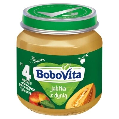 BoboVita Deser Jabłka z Dynią dla Niemowląt po 4 Miesiącu 125g