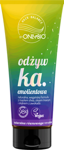 OnlyBio Hair Balance Emollient Conditioner with Vegan Formula for Coarse Hair 200ml