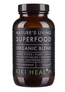 KIKI Health Nature's Living Superfood Zielony Odkwaszający Suplement Na Wsparcie Trawienia 150g