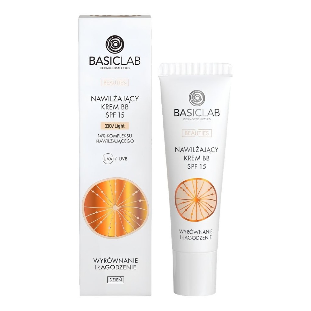 BasicLab Dermocosmetics nawilżający krem BB SPF 15 110 Light 33ml