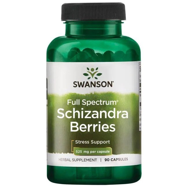 Swanson Full Spectrum Schizandra Berries 525mg 90 Kapsułek