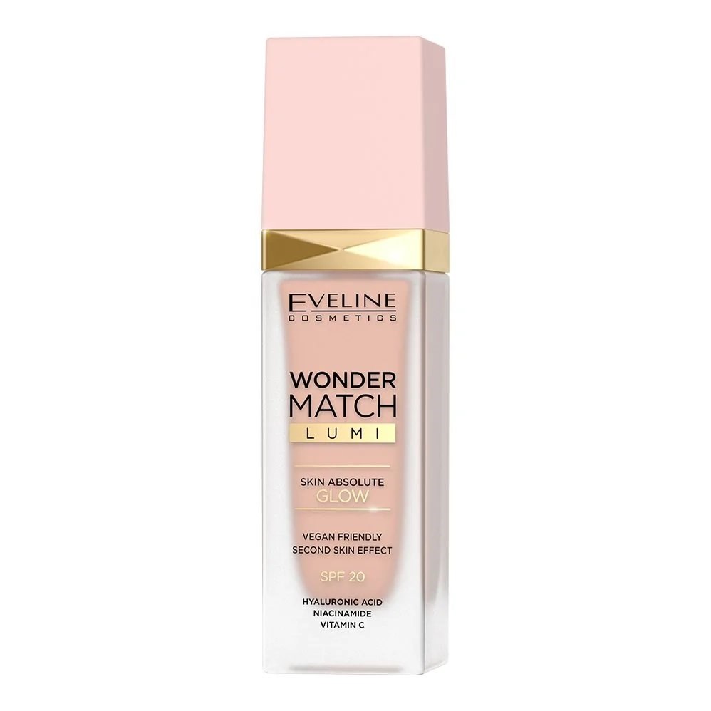 Eveline Wonder Match Lumi Rozświwtlający Podkład SPF20 Nr 10 Vanilla 30ml