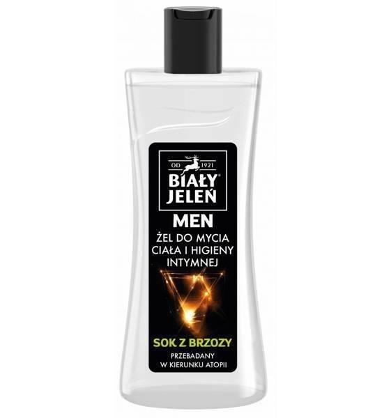 Biały Jeleń żel do mycia ciała i hig.int. z sokiem z brzozy MEN 265ml